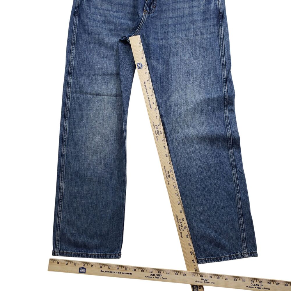 Wrangler Retro Slim Straight Mens 36x30 Denim Western Rodeo Ranch 100% Cotton - Picture 7 of 10